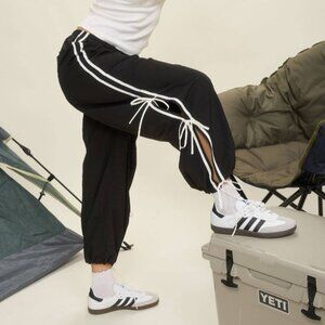 Blu Pepper Side Stripe Tie Jogger Pants  NWT | Sizes Small & Large